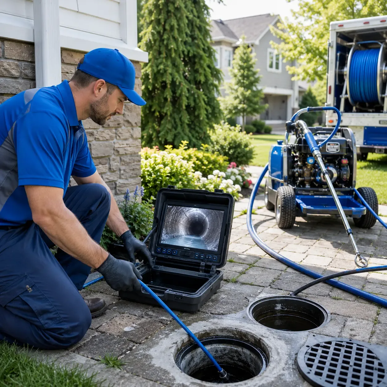 Outdoor drain cleaning professionals serving Colon, MI