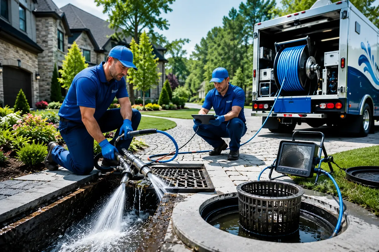 Local outdoor drain cleaning professionals in Colon, MI